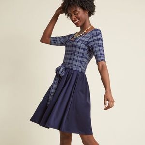 Very Near Twofer A-line dress from ModCloth